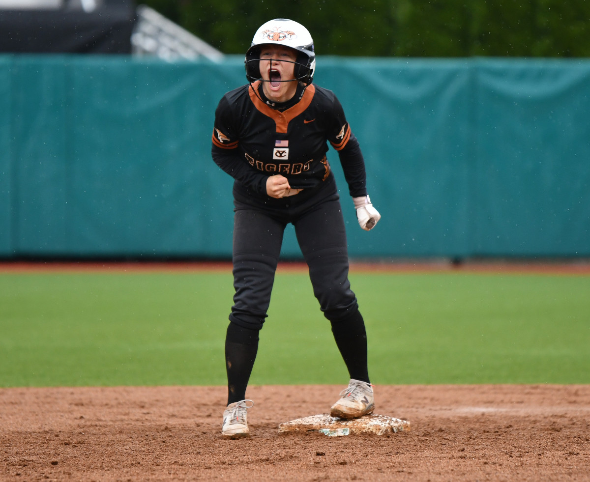 Burns Yamhill-Carlton 3A softball final Taylor Balkom 43